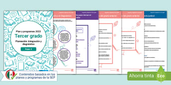 Planeación de integración y diagnóstico: Tercer grado