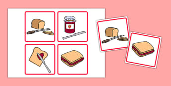 Making a Jam Sandwich Sequencing Cards - Making a Jam Sandwich Sequencing Cards - making, jam sandwich, sequencing cards, sequencing, cards, 