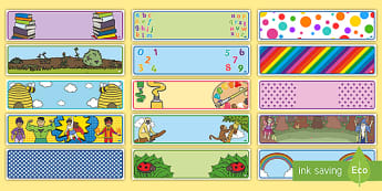 Banners - Early Childhood Teaching Resources