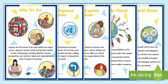 PYP Transdisciplinary Themes - International Baccalaureate