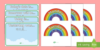 Days Of The Week Display Poster • Twinkl.ca