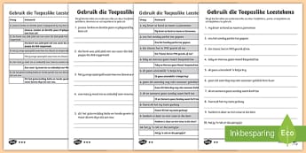 19 top leestekens teaching resources