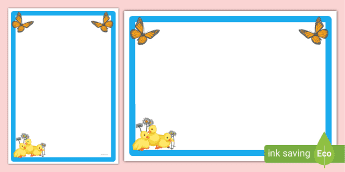 Spring Page Borders | twinkl.com.au