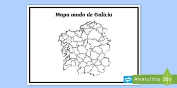 FREE! - Póster: A bandeira de Galicia - Galego - Twinkl