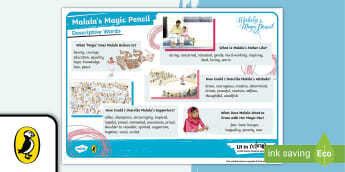 Malala's Magic Pencil Activities | Lit In Colour | Puffin