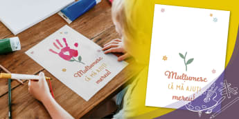 Mulțumesc că mă ajuți mereu! – Planșă Galeria de artă