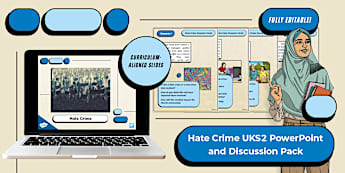 Hate Crime UKS2 PowerPoint and Discussion Pack