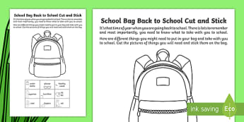 First Day Back To School Activities & Resources | KS1