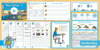Grade R Handwriting Activity Handwriting Workbooks for 'r' | twinkl.co.uk