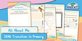 All About Me: SEND Transition to Primary Activity Booklet