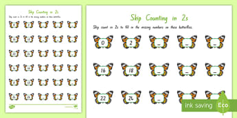 Skip Counting in 2s