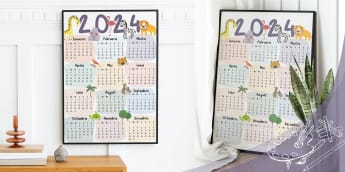 Calendar de perete 2024 – Planșă Galeria de artă