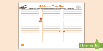Metals and Non-Metals | twinkl.co.uk