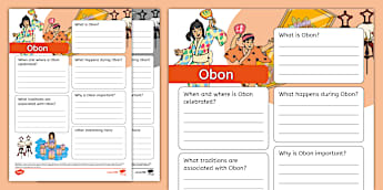 Obon Fact File Template