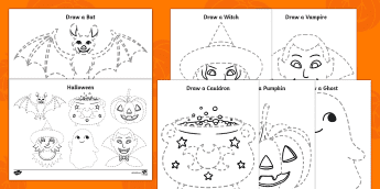Halloween Pencil Control Sheets | twinkl.com.au