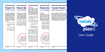 PlanIt User Guide - Information About Twinkl PlanIt