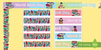 World Book Day Display Borders - world book day, reading, books