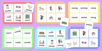 SW Bingo - sw sound, bingo, activity, game, class, sound, sen