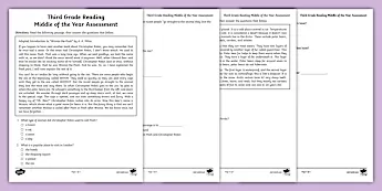 Third Grade Assessments | twinkl.com