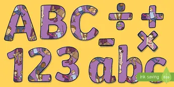 Uk Display Lettering Display Lettering Packs | twinkl.co.uk