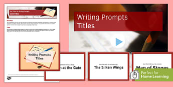 GCSE Creative Writing Prompts | Writing Component | Beyond