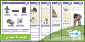 Identifying and Classifying Mains and Battery Powered Appliances – Year 4 –  STEM