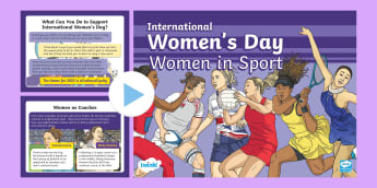 International Women's Day PowerPoint 3-6: Embrace Equity