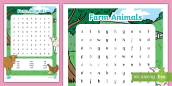 Printable Children's Word Search for Kids | English Activity