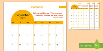 Teacher Planner Monthly Calendar Overview - planner, teacher planner, planning, diary, months, monthly, new year, organiser
