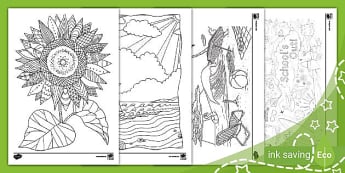 Summer Colouring Worksheets and Crafts for Children - Twinkl