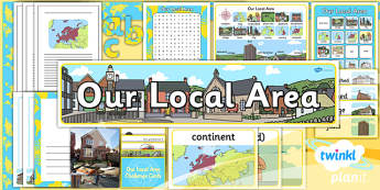 KS1 Our Local Area: Local Geography Lesson Plans