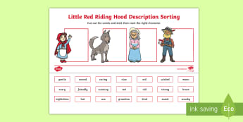 Activities, Games and Worksheets - Little Red Riding Hood