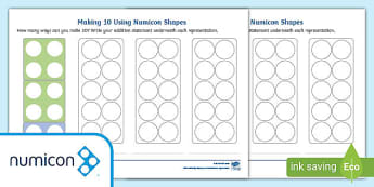 👉 Building Numbers Beyond 10 Bead String Cards - Twinkl