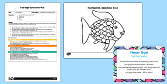 EYFS Foil Fish Scales Finger Gym Plan and Resource Pack