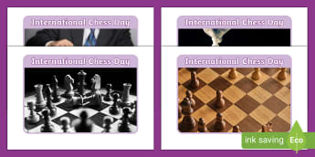 INTERNATIONAL CHESS DAY - July 20, 2024 - National Today