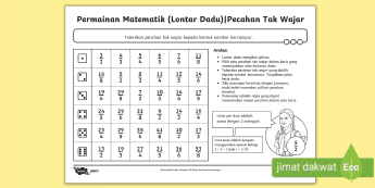 Koleksi Latihan Pecahan (Matematik Sekolah Rendah Tahun 1-3)