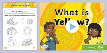 Yellow Activities | twinkl.com.au