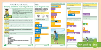 KS2 Scratch Blocks Matching Activity Worksheet - Twinkl