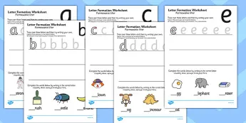 Letter Formation Worksheets | twinkl.co.uk
