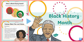 Black History Month Assembly Script and PowerPoint Pack