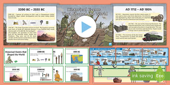 KS2 Historical Events that Shaped the World Resource Pack