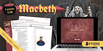 Macbeth Lesson Packs Secondary Resources | Beyond - Twinkl