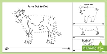 Dot To Dot For Kids 1 100 Count Activity Primary Resources