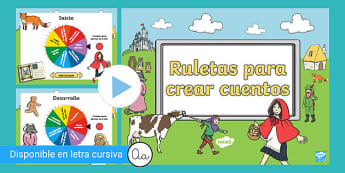 PowerPoint: Ruletas para crear cuentos