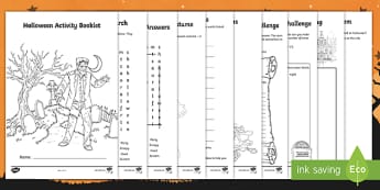 LKS2 Halloween Activity Booklet