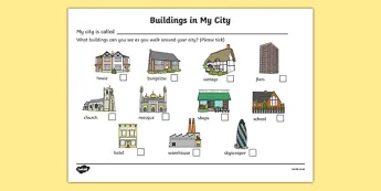 Buildings Worksheets | twinkl.com.au
