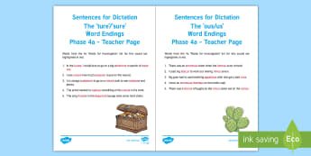 Ture Sure Sound Worksheet Ni Phase 4b Phonics