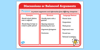 one sided argument example