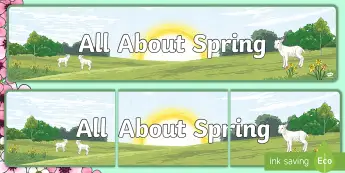 Spring Display Banners | twinkl.com.au
