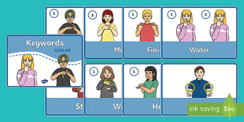 * NEW * Auslan Keyword Display Pack Display Pack